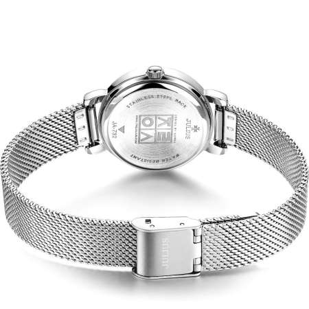 Julius นาฬิกาข้อมือผู้หญิง แบรนด์เกาหลี สายสแตนเลส รุ่น JA-732 Julius นาฬิกาข้อมือผู้หญิง แบรนด์เกาหลี สายสแตนเลส รุ่น JA-732