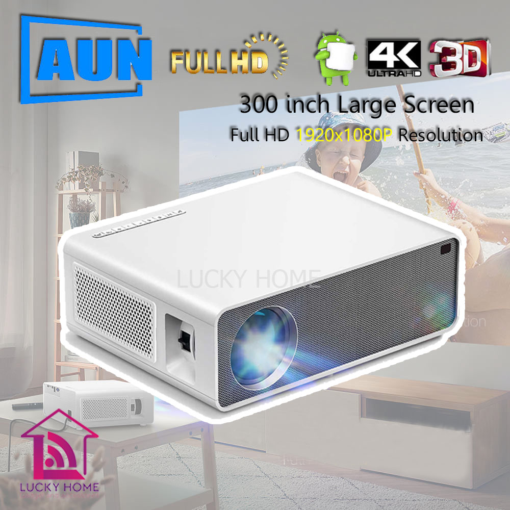 โปรเจคเตอร์ AUN FULL HD PROJECTOR AKEY7 MAX 1080P 7500 Lumens Videoprojecteur ประกันศูนย์