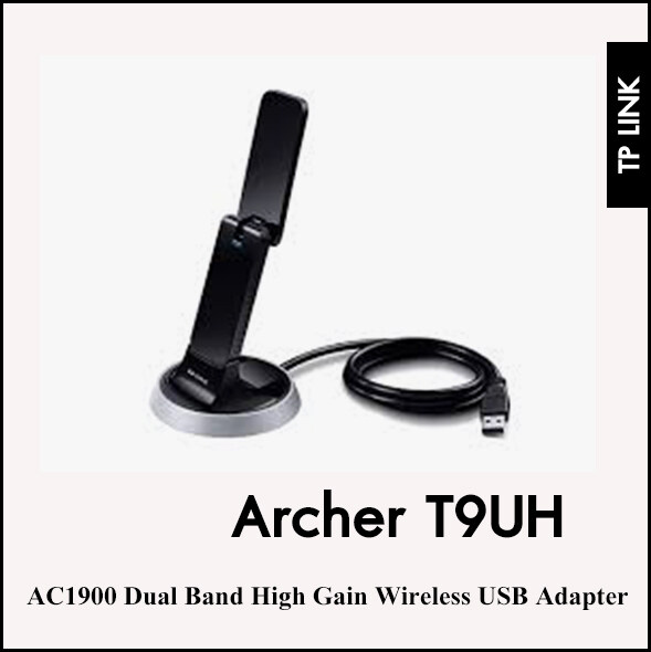 Tp-Link Archer-T9uh Ac1900 Dual Band High Gain Wireless Usb Adapter. 