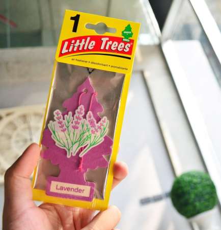 Little Trees® แผ่นน้ำหอมปรับอากาศ รูปต้นไม้ กลิ่น Lavender จำนวน 6 ชิ้น