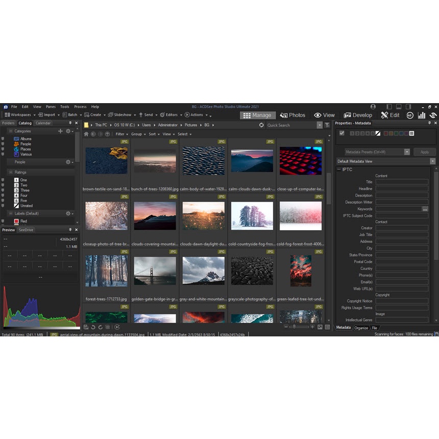 ACDSee Photo Studio Ultimate 2022 [ตัวเต็ม] [ถาวร]โปรแกรมจัดการรูปภาพ ดูรูป แต่งรูป Software2U
