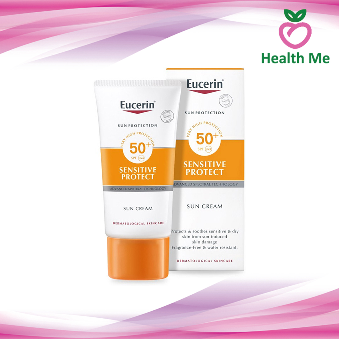 Eucerin SUN CREAM FACE SPF 50+ 50ml. ยูเซอริน ซัน ครีม เฟซ เอสพีเอฟ50