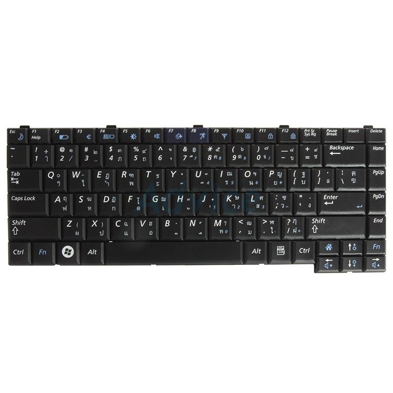 Keyboard SAMSUNG R458 (Black) 'SkyHorse' (สกรีนไทย-อังกฤษ)