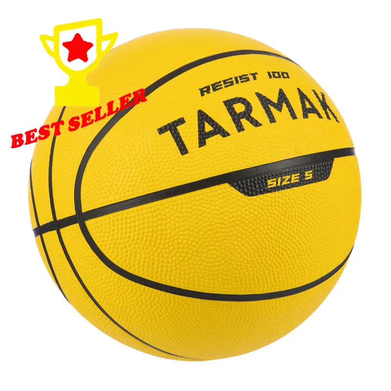ภาพสินค้าลูกบาส ลูกบาสเก็ตบอลเบอร์ 5 ️สูบลมพร้อมใช้งาน ทนทาน   สินค้าแท้ 100%    Basketball Beginners' Size 5 Stronger Beginners' Size 5 (Up To 10 Years Old) - Yellow จากร้าน 42 Shop Best Seller. บน Lazada ภาพที่ 3