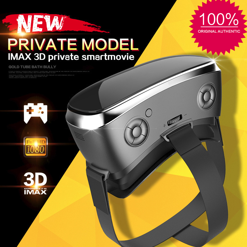 แว่นตาวิดีโอแบบพกพา PowerVR G6230 HD all-in-one、แว่นตาอัจฉริยะสเตอริโอ 3 มิติ,แว่นตาVR แบบสวมศีรษะ、ชุดหูฟังระดับไฮเอนด์、แว่นตาสำหรับเล่นเกมส์ VR ภาพพาโนรามา หน้าจอขนาดใหญ่