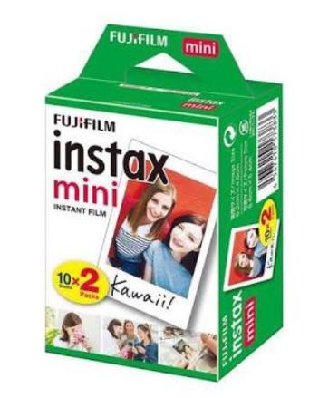 Fujifilm Instax mini film ขอบขาว [20 sheets] Film Photo Paper Snapshot Album Instant Print แผ่นแผ่นฟิล์มสีขาวรูปถ่าย Snapshot Album พิมพ์สำหรับ Fujifilm Instax Mini 7 S/8 /25/90 Outdoorfree ของแท้100% ฟิล์มโพลารอยด์ fujifilm instax mini film /polaroid