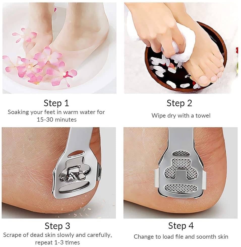 มีดโกนส้นเท้า มีดขูดส้นเท้า ที่ขูดเท้า มีดขูดเท้า มีดขูดหนังเท้า ที่ขูด