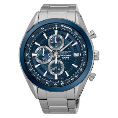 ดูภาพ Karnvera Shop นาฬิกาข้อมือผู้ชาย Seiko Quartz Chronograph SSB177P1 Men's Watch เพิ่มเติม Karnvera Shop นาฬิกาข้อมือผู้ชาย Seiko Quartz Chronograph SSB177P1 Men's Watch
