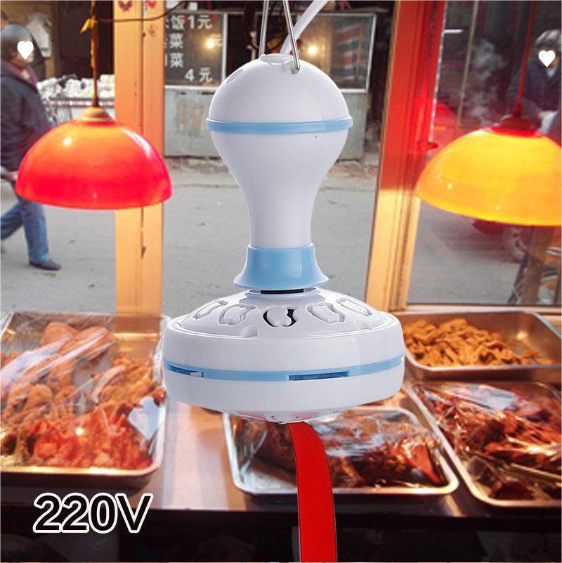 【พร้อมส่ง】พัดลมไล่แมลงวัน พร้อมสายต่อ พัดลมแขวนไล่แมลงวัน ใช้สำหรับ อาหารสำเร็จรูป ร้านขายเนื้อ ร้านขายอาหารสด ร้านจานเย็น ราคา 109 บาท*ส่งฟรี