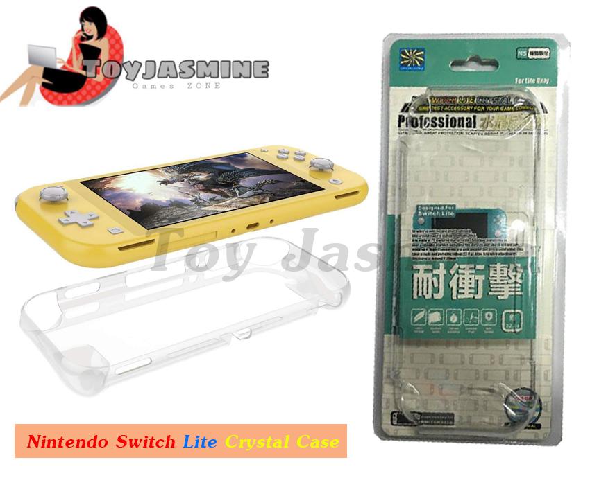 พร้อมส่ง!!! เคสคริสตัลใส Nintendo Switch Lite Case, Crystal Clear Soft TPU Cover, Transparent Clear Back Silicone Case