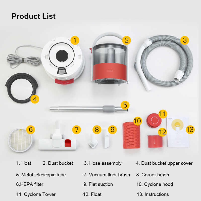 Deerma TJ200 Wet and Dry Bucket Vacuum Cleaner เครื่องถูพื้น