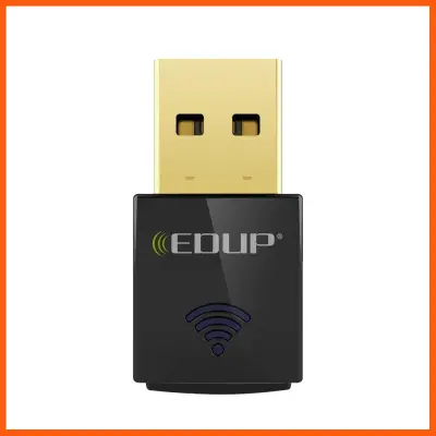#ลดราคา EDUP[EP-AC1619]​ 5ghz usb wifi adapter 600mbps 802.11ac wifi receiver Dual Band( Black)