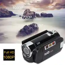 ภาพขนาดย่อของสินค้าJgo กล้องวิดีโอดิจิตอล DV Full HD 270  การหมุน 1080P 16X กล้องดิจิตอลความละเอียดสูงกล้องวิดีโอ DV (US Black)