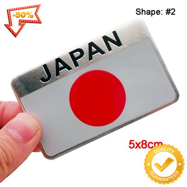 ต่อ 1 ชิ้น เพจโลโก้ประเทศ สไตล์ ธงชาติญี่ป่น แต่งรถยนต์ทั่วไป JDM style ...