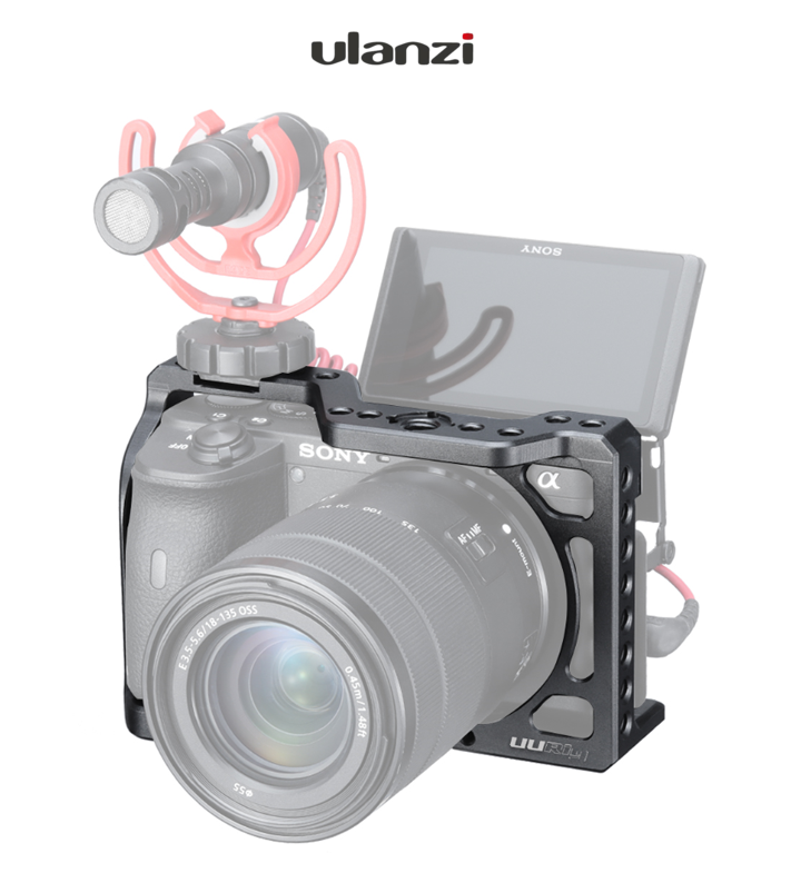 UURig Camera Cage for Sony A6600 เคสกล้องช่วยให้สามารถต่ออุปกรณ์เสริมได้หลากหลายมากยิ่งขึ้น