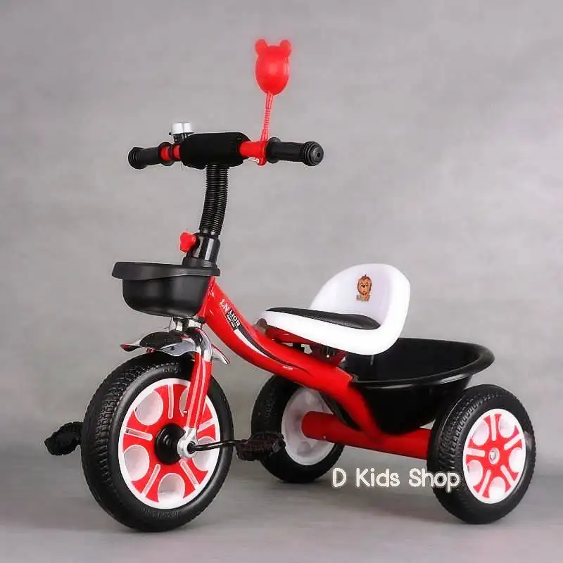 ภาพสินค้าD Kids รถจักรยานเด็ก สามล้อถีบสำหรับเด็ก มีตะกร้าหน้าและหลังใส่ของได้ No.4007 จากร้าน D Kids Toys บน Lazada ภาพที่ 1