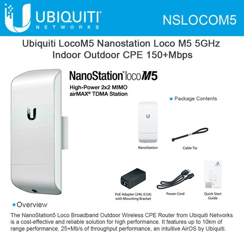 Ubiquiti NanoStation locoM5