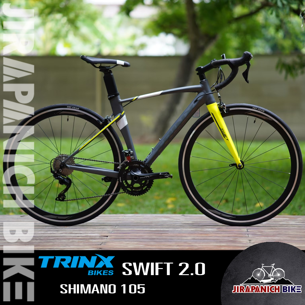 จักรยานเสือหมอบ TRINX รุ่น SWIFT 2.0 (shimano105  22 speeds, ตะเกียบคาร์บอน)