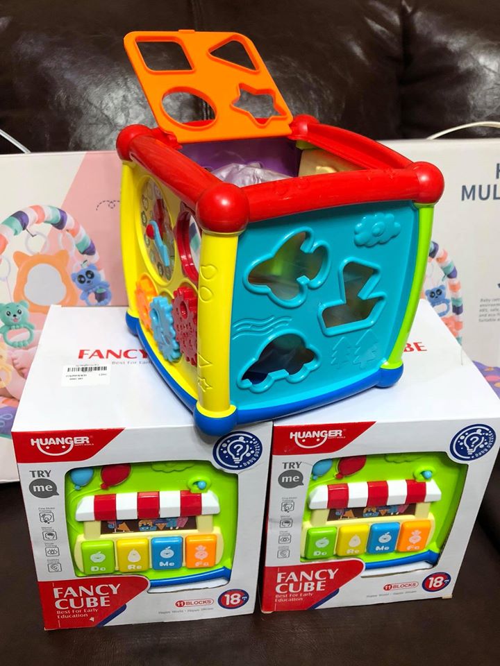 ของเล่นเสริมพัฒนาการเด็ก กล่องกิจกรรม 6 ด้าน Fancy Cube