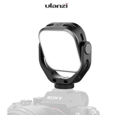 Ulanzi VL-66 (ซื้อคู่ถูกกว่า) Rotatable LED Video Light 360° ไฟ LED ติดหัวกล้อง ขนาดเล็กพกพาสะดวก ไฟvlog ไฟไลฟ์สดถ่ายภาพ