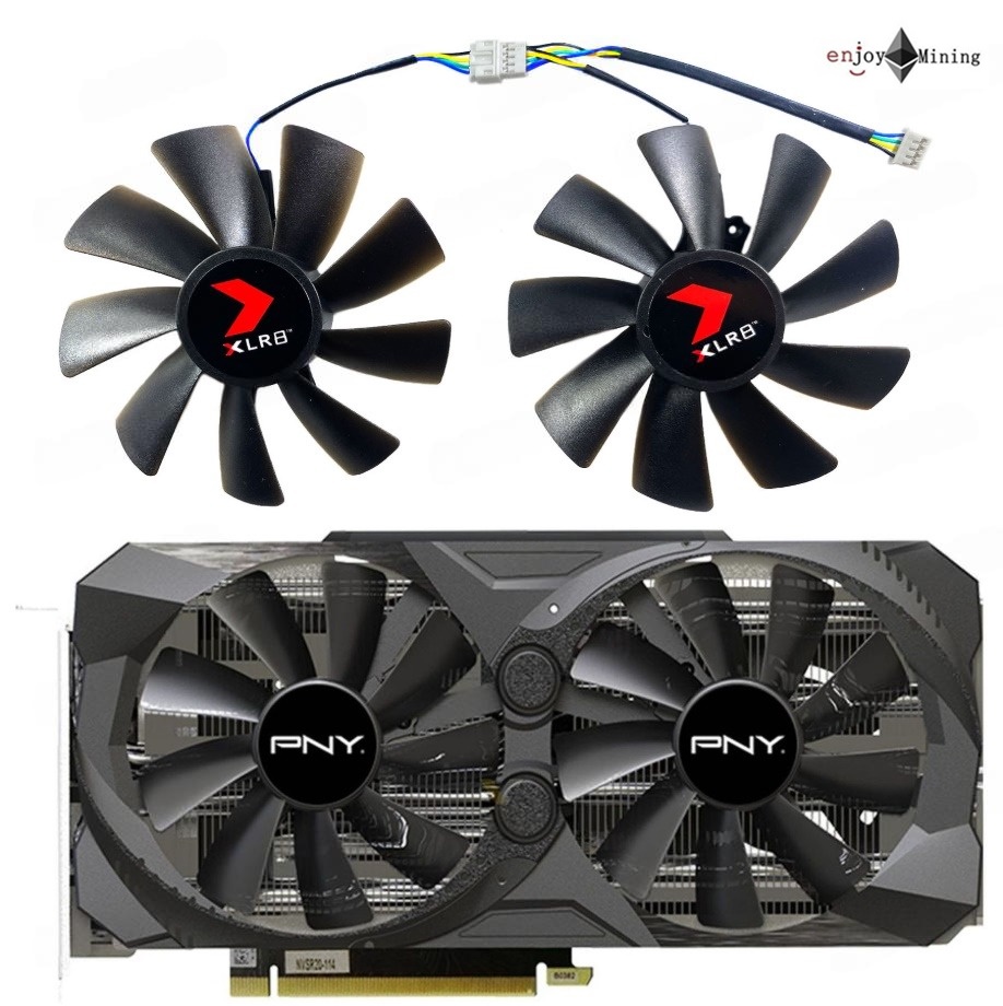 พัดลมการ์ดจอ PNY GeForce RTX 3070 LHR 8GB UPRISING Dual Fan graphics ...
