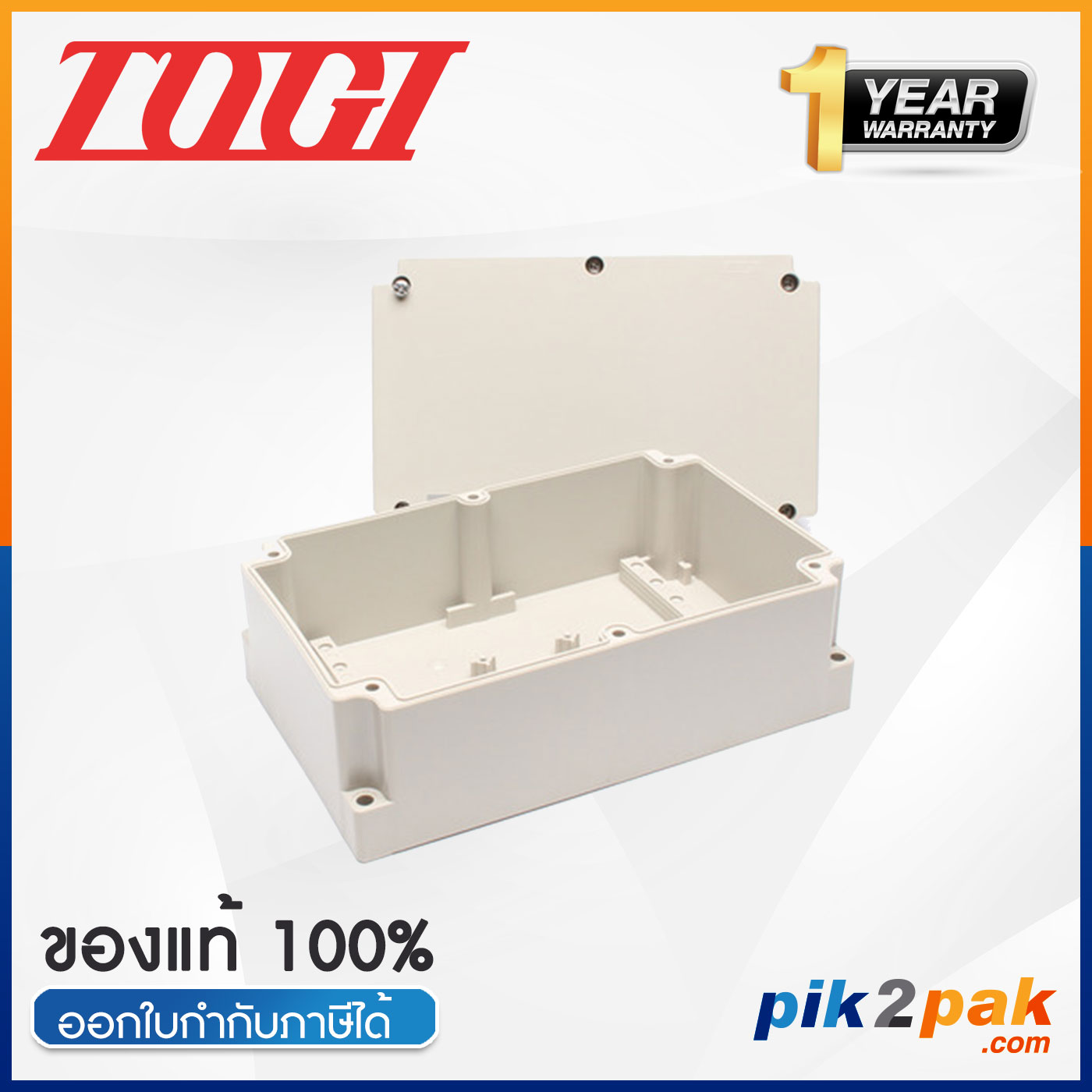 PTW-SS10 (50 pcs) : เทอมินอลบล็อค (แพ็ค50ตัว) 15A / 1.25mm² AWG20~16  (Screw) M3 - Togi / Toyogiken - Terminal Block by pik2pak.com  #ซื้อเป็นแพ็คถูกกว่า - pik2pak - ThaiPick