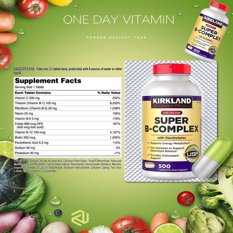 Kirkland Signature Kirkland Super EXP.10/22 500 Tablets B