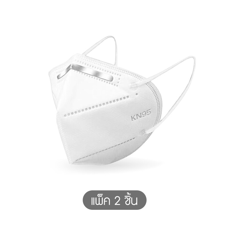 【พร้อมส่ง】SEKI หน้ากาก KN95 (2 ชิ้น) Mask แมส มาตราฐาน N95 ป้องกันฝุ่น PM2.5 ปิดปาก แมสปิดปาก