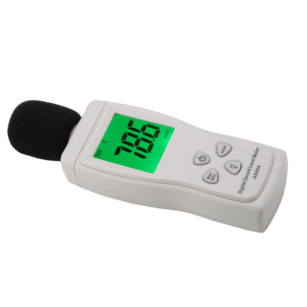เครื่องวัดระดับเสียง SMART SENSOR AS804 Digital sound level meter test ...