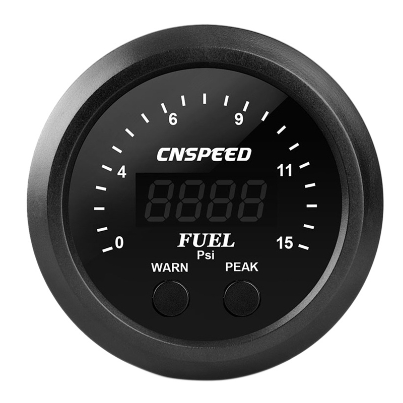CNSPEED 2.5inch Fuel Pressure Gauge Digital Display 12V UltraThin