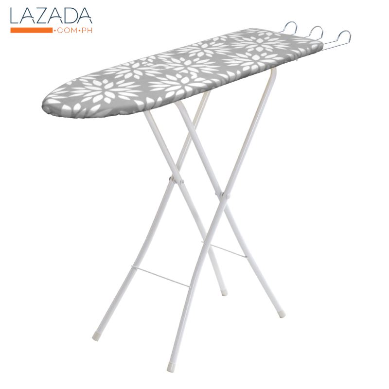 โต๊ะรีดผ้า ปรับ 6 ระดับ KASSA HOME รุ่น KT-IB06-GD-GY ขนาด 33 x 4 x 122 ซม. สีขาว - เทา ด่วน ของมีจำนวนจำกัด