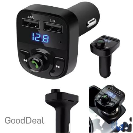 GoodDeal Wireless Bluetooth บลูทูธติดรถยนต์ เชื่อมบูลทูธมือถือกับรถยนต์ เก็บเงินปลายทาง