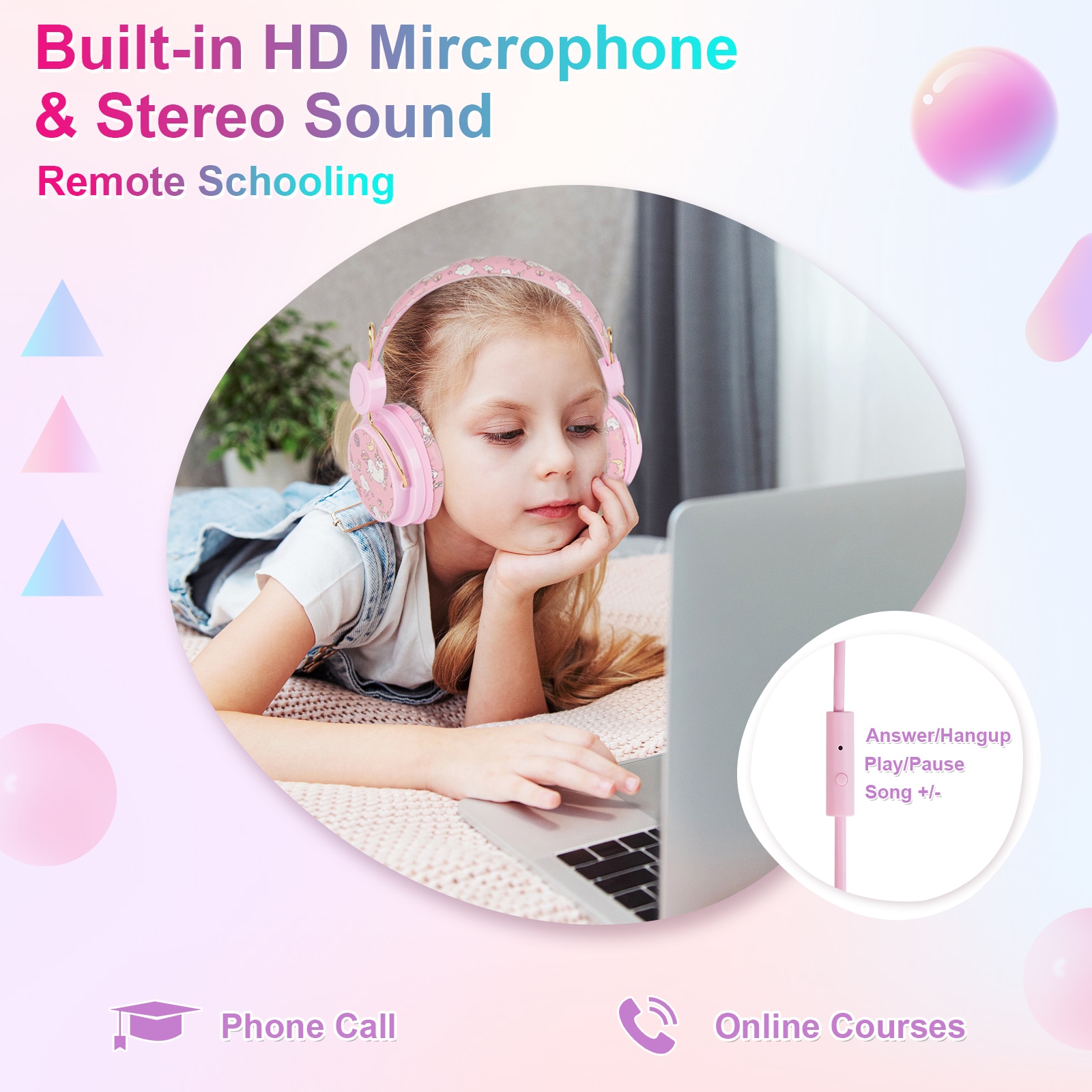 Gralal Karaoke Machine 2 Microphones, Unicorn Gifts For Girls 3-12 Year Old Girl Gift Girls Toys Age 3-10 Kids Microphone Kids Toys For 4-12 Year Old