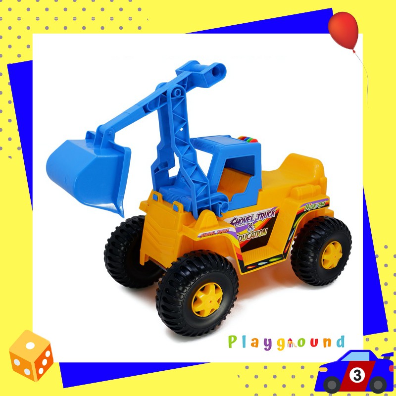 รถขาไถ รถก่อสร้างสำหรับเด็ก รถเกรดดิน รถเกี่ยวข้าว รถตักดิน Construction Truck Toy No.9766