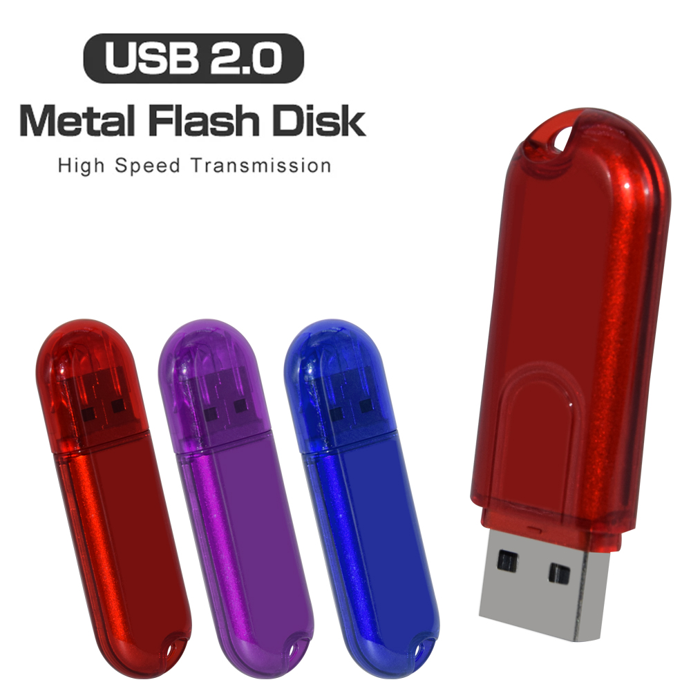 Candy color USB2.0 flash drive real high speed pen drive 64MB 128MB