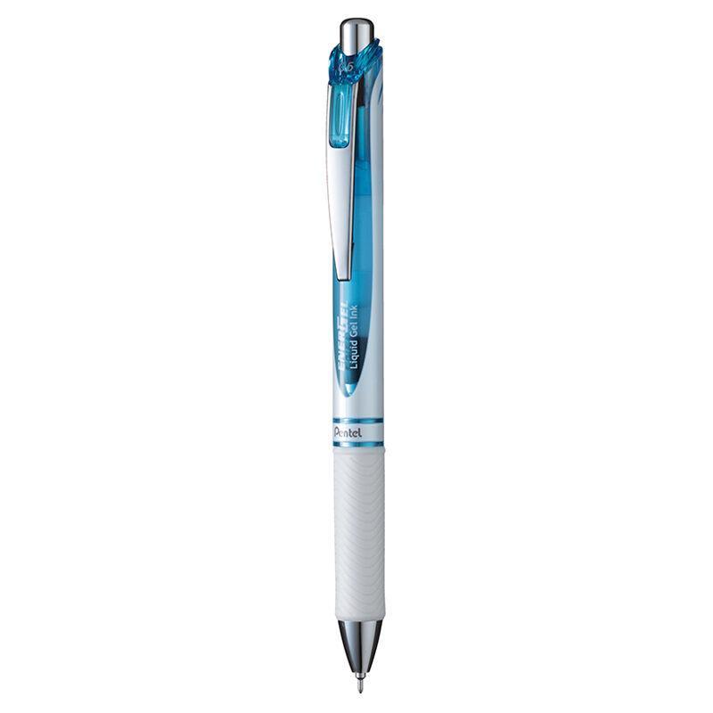 Electro48 เพนเทล ปากกาหมึกเจล รุ่น Energel BLN75SW-C ขนาด 0.5 มม. ด้ามสีมุก หมึกเจลสีน้ำเงิน