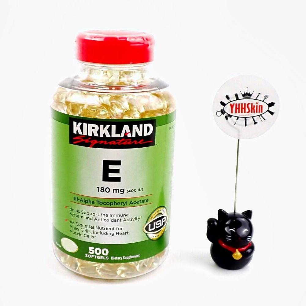 Kirkland Vitamin E 400 IU 180 Mg 500 Softgels Rose kirkland-vitamin-e-400-iu-180-mg-500-softgels-rose