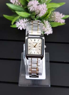 Win Watch shop นาฬิกา Casio รุ่น LTP-V007SG-9E นาฬิกาผู้หญิงสายแสตนเลส สองกษัตริย์ หน้าปัดทอง - มั่นใจ ของแท้ 100% รับประกันสินค้า 1 ปีเต็ม Win Watch shop นาฬิกา Casio รุ่น LTP-V007SG-9E นาฬิกาผู้หญิงสายแสตนเลส สองกษัตริย์ หน้าปัดทอง - มั่นใจ ของแท้ 100% รับประกันสินค้า 1 ปีเต็ม