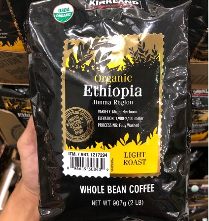 kirkland organic ethiopian coffee