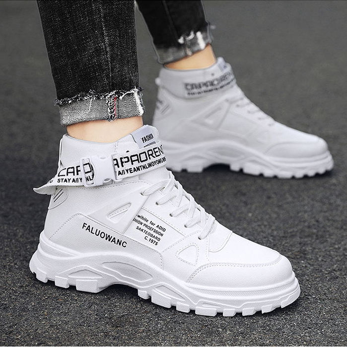 Lion-heart StoreGiày thể thao tăng chiều cao đơn giản phong cách Hàn Quốc thời trang 2022 dành cho nam Lion-heart Store