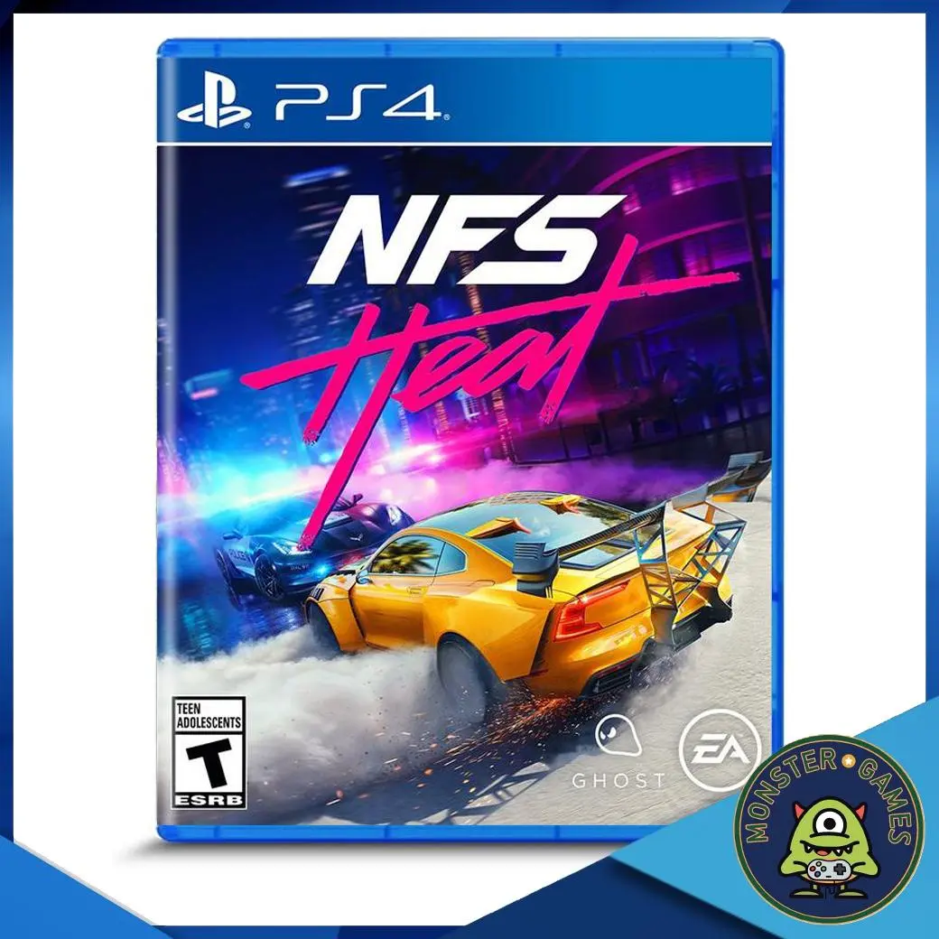 Need for Speed Heat Ps4 แผ่นแท้มือ1!!!!! (Ps4 games)(Ps4 game)(เกมส์ Ps.4)(แผ่นเกมส์Ps4)(NFS Heat Ps4)