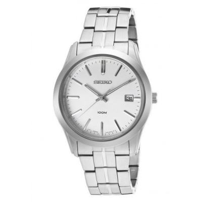 Karnvera Shop Seiko นาฬิกาข้อมือผู้ชาย สีเงิน สายสเเตนเลส รุ่น SGEE41P1
