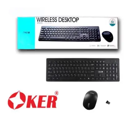 Keyboard mouse set wireless oker km-9300