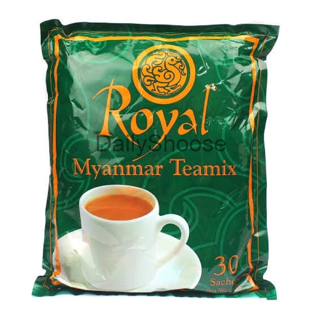 ชาพม่า Royal Myanmar tea mix ชานมพม่า ชานม อร่อยมาก 3in1