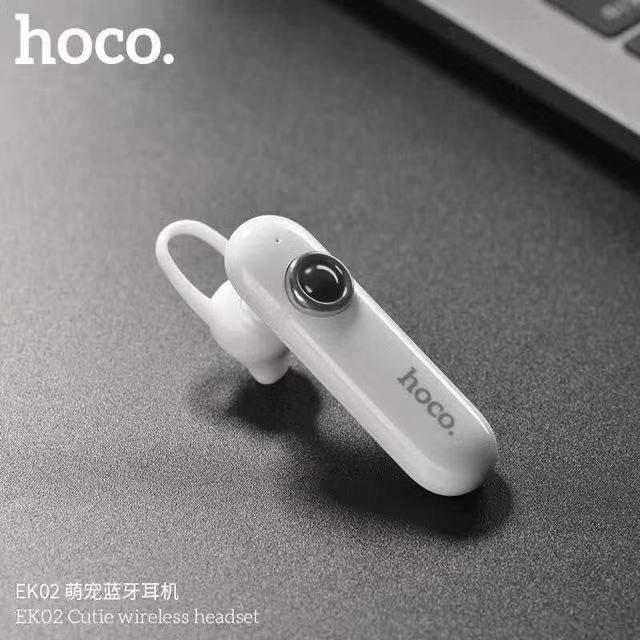 หูฟังไร้สายบลูทูธHOCO หูฟังบลูทูธ รุ่น EK02 ไร้สาย Bluetooth Headset Wireless CSR Sport Stereo Earphone Bluetooth Headset ใช้ได้กับมือถือทุกรุ่นของแท้ 100%