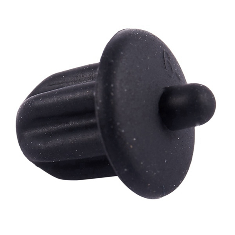 30X Black Rubber 6.35mm Audio Jack PC DVD Microphone Socket Dust Cover