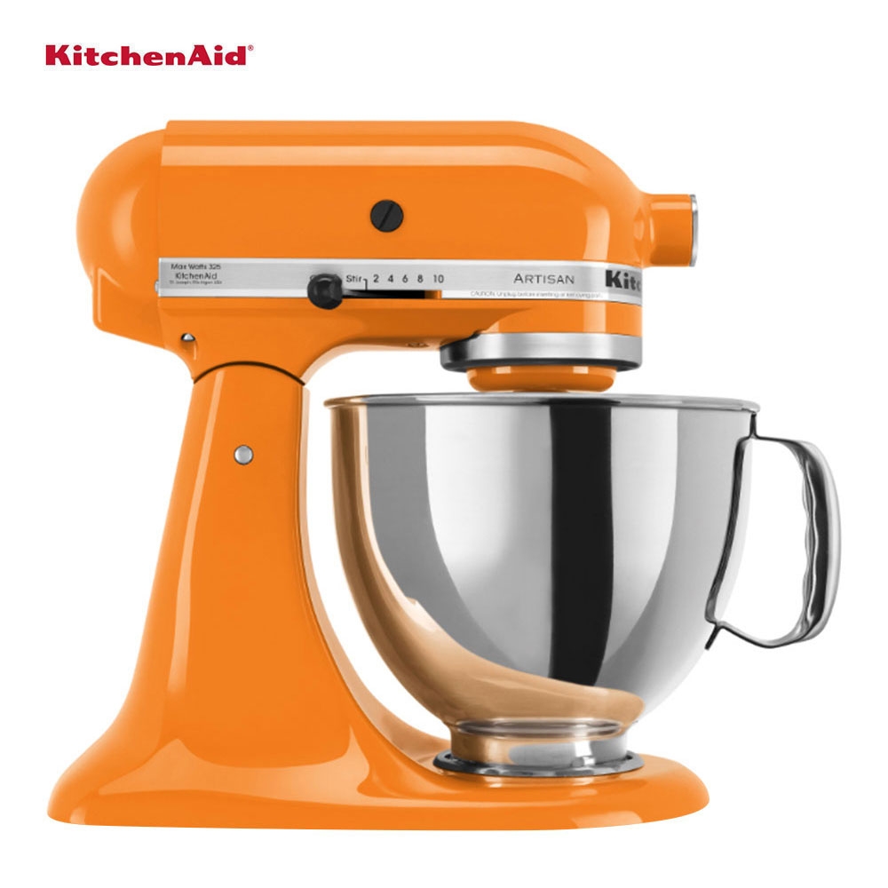 เครื่องผสมอาหาร KitchenAid Artisan สี Tangerine 110V + ฟรีหม้อแปลง500W