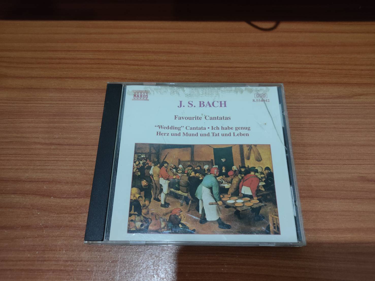 CD.MUSIC ซีดีเพลง เพลงสากล   J.S.BACH  Favourite Cantatas
