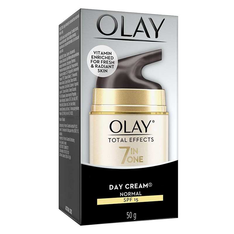 โอเลย์ โททัล เอฟเฟ็คส์ ครีมหน้า สูตรธรรมดา SPF15 ขนาด 50 กรัม/Olay Total Effects Normal Skin Cream SPF15 Size 50 g. / Olay Total Effects Normal Skin Cream SPF15 Size 50 g.