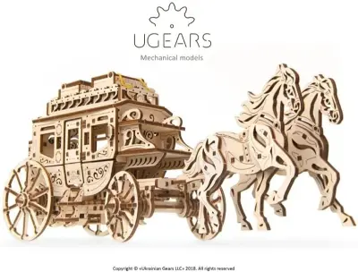 Stagecoach 3D Wooden Puzzle